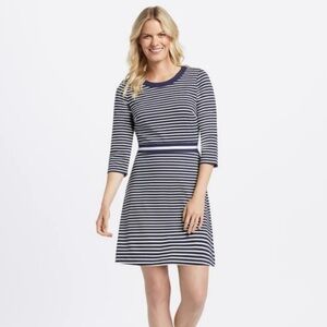 Draper James Striped Persley Ponte Dress